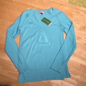 Lilly Pulitzer sailboat sweater